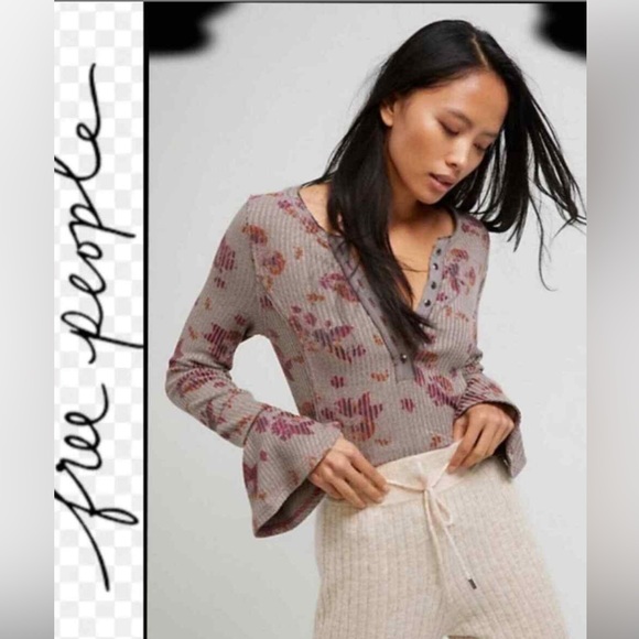 Free People Tops - Free People Layer Me Henley Size M